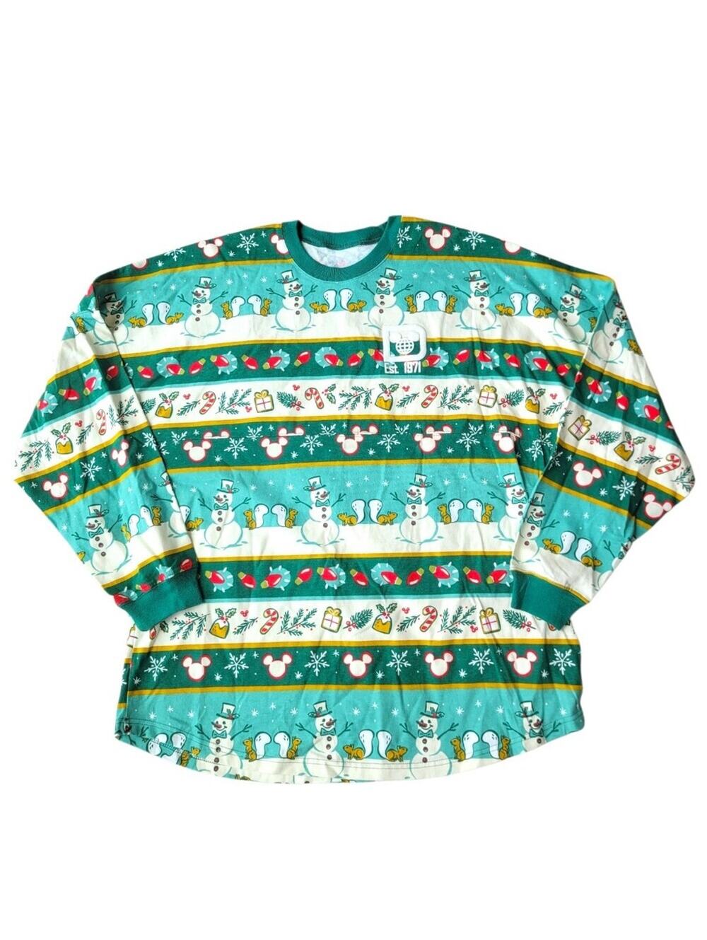 Disney Parks Holiday Spirit Christmas Spirit Jersey Walt Disney World Adults XL